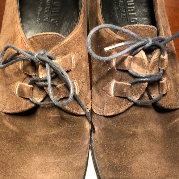 Munro American perfect size perfect fit chocolate brown oxfords 8.5 M - Picture 8 of 9